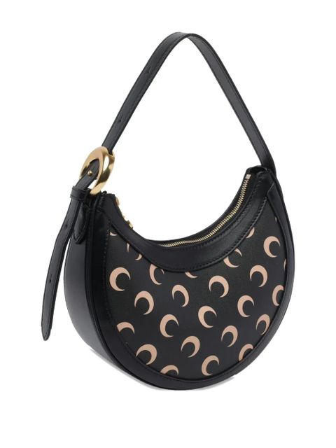 Marine Serre mini Eclips moon-print shoulder bag - Black - zdjęcie produktu nr 2