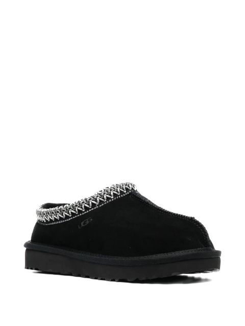 UGG Tasman II braided-trim suede slippers - Black