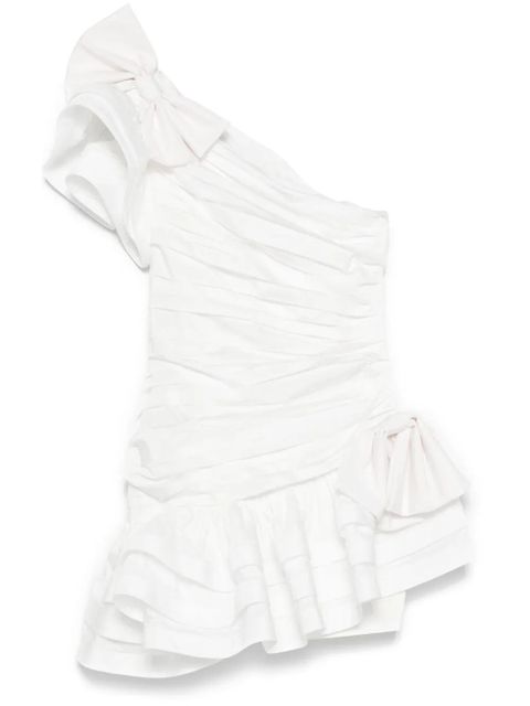 Alessandra Rich tafetta mini dress - White - zdjęcie produktu nr 1