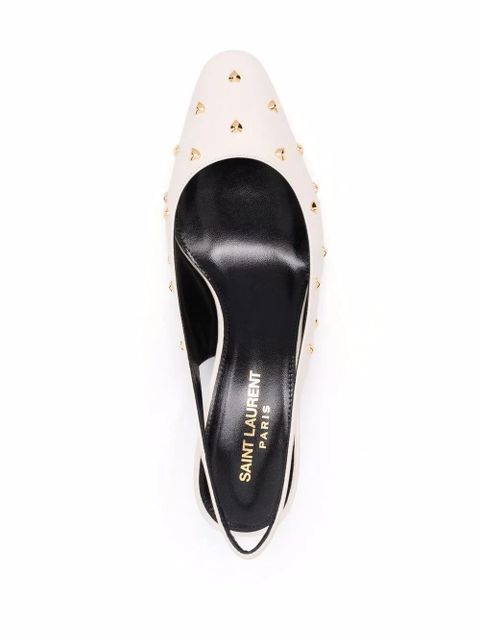 Saint Laurent Carole 60mm studded pumps - Neutrals - zdjęcie produktu nr 2