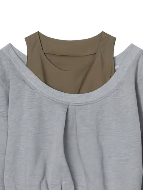 3.1 Phillip Lim cold-shoulder tiered midi dress - Green - zdjęcie produktu nr 2