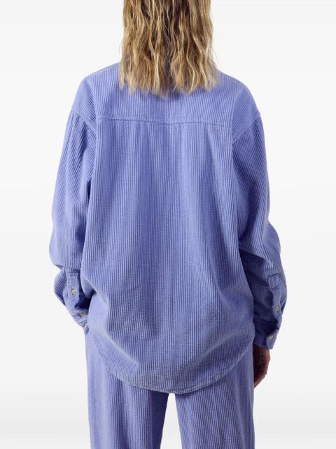 American Vintage Padow corduroy shirt - Purple
