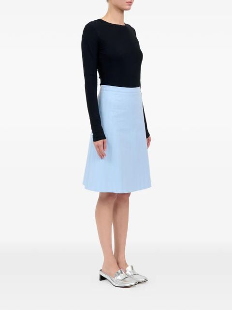 MM6 Maison Margiela striped mini skirt - Blue