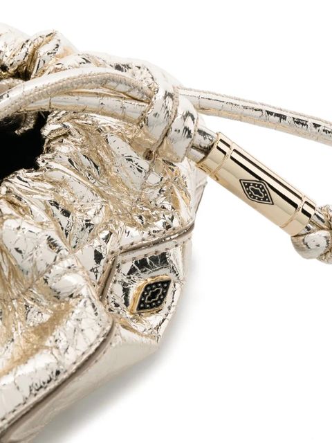 Ba&Sh June leather shoulder bag - Gold