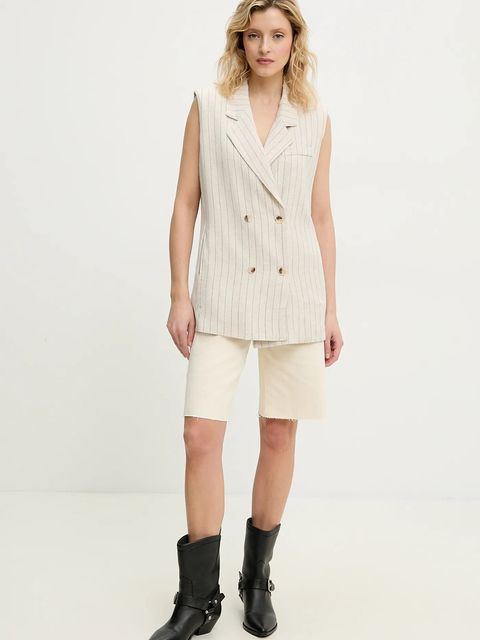 Answear.LAB kamizelka z lnem - zdjęcie produktu nr 1