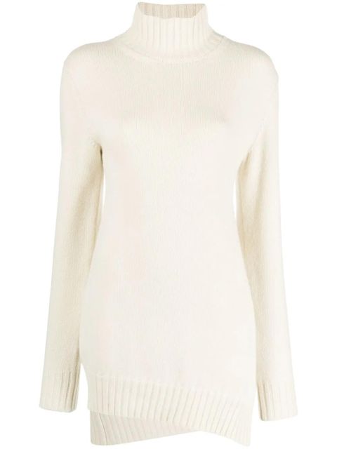 Jil Sander asymmetric-hem jumper - Neutrals - zdjęcie produktu nr 1