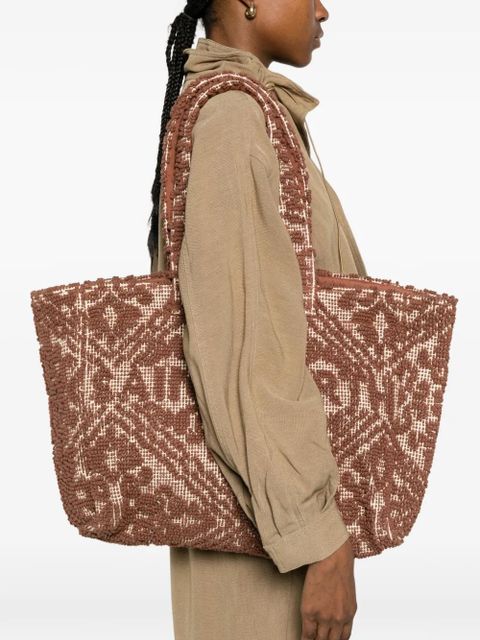 MC2 Saint Barth Tufting tote bag - Brown - zdjęcie produktu nr 2