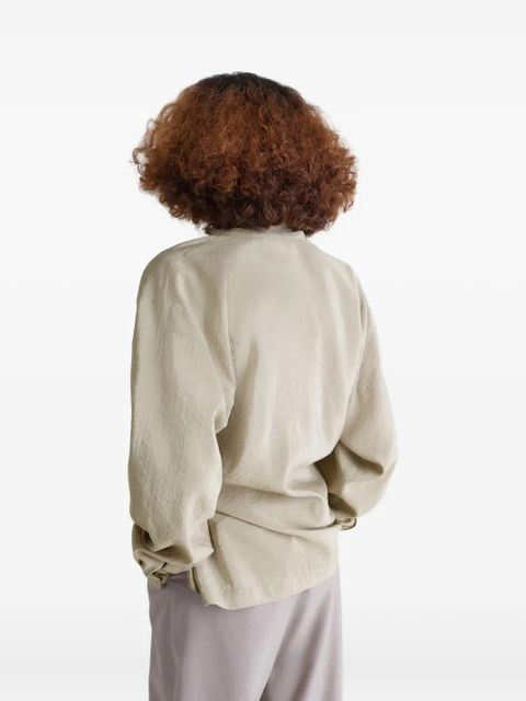 LEMAIRE twisted draped blouse - Neutrals