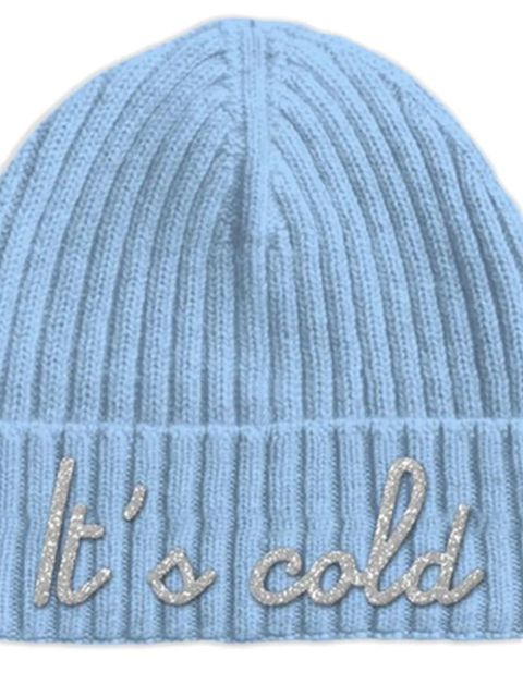 MC2 Saint Barth Wengen ribbed embroidered beanie - Blue