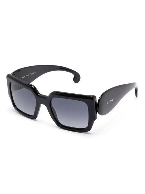 ETRO rectangular-frame sunglasses - Black