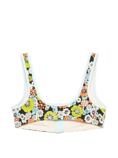 ALEMAIS floral-print bikini top - Blue - zdjęcie produktu nr 2