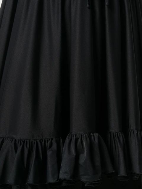 Balenciaga ruffle hem top - Black