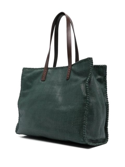 DRAGON DIFFUSION leather tote bag - Green