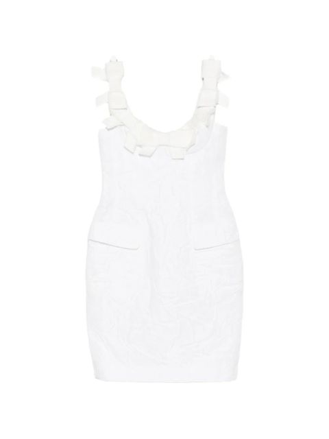 SHUSHU/TONG bow pocket mini dress - White - zdjęcie produktu nr 1
