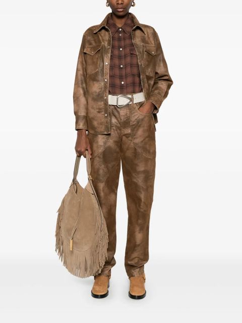 ISABEL MARANT Kelvina trousers - Brown - zdjęcie produktu nr 2