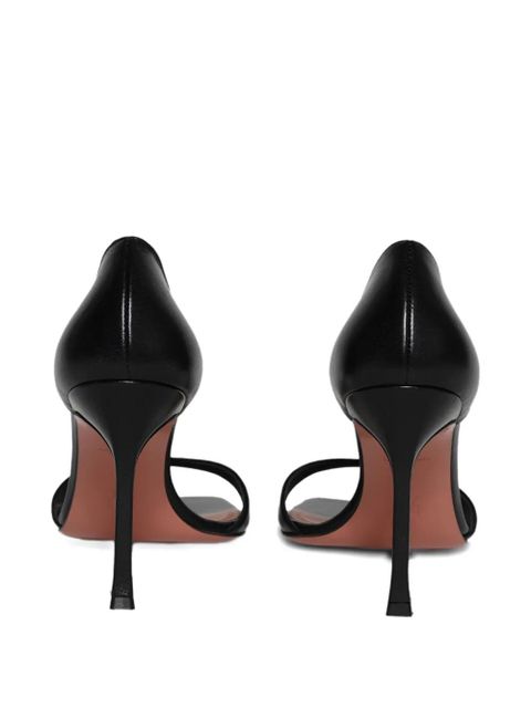 Amina Muaddi 95mm Agnese open-toe sandals - Black - zdjęcie produktu nr 2