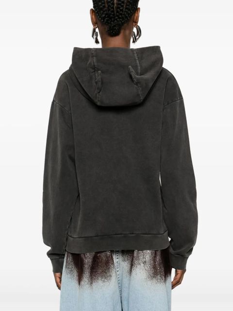 Coperni Washed Horn hoodie - Black