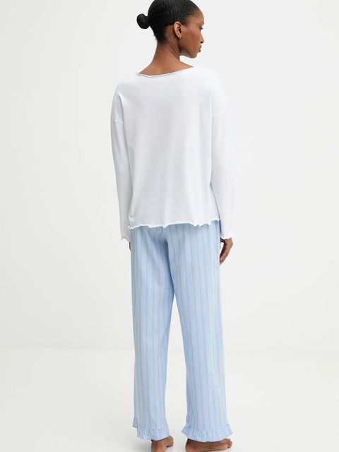 Answear.LAB piżama damska kolor niebieski