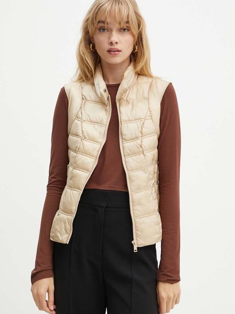 Guess kurtka NATASHA damska kolor beżowy przejściowa W4YL24 WGAW2