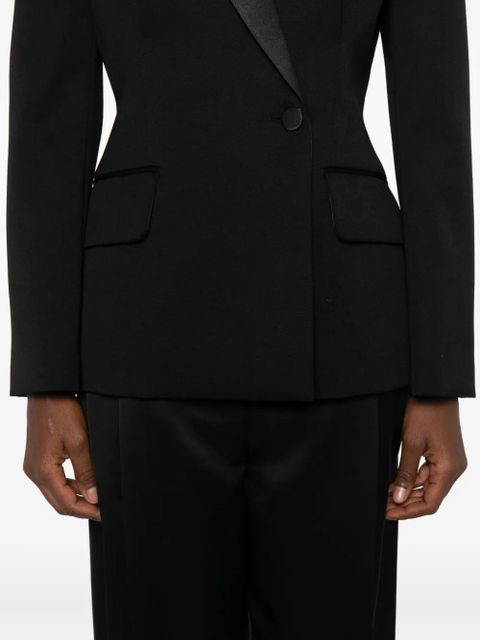 Lanvin notched-lapel blazer - Black