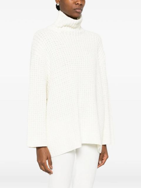 TOTEME whipstitch sweater - White