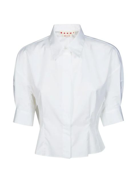 Marni cropped shirt - White - zdjęcie produktu nr 1