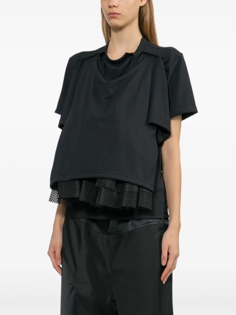 Comme Des Garçons layered short-sleeve T-shirt - Black