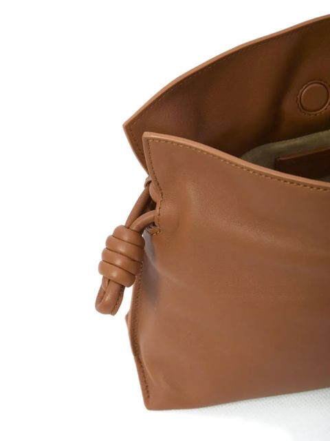 LOEWE mini Flamenco clutch bag - Brown