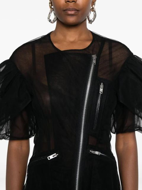 Simone Rocha semi-sheer dress - Black