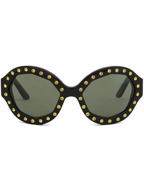 Marni Eyewear Naica Mine round-frame sunglasses - Black - zdjęcie produktu nr 1
