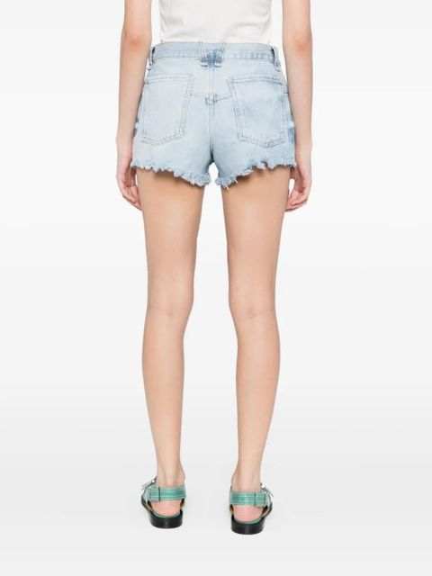 Free People Now Or Never denim shorts - Blue