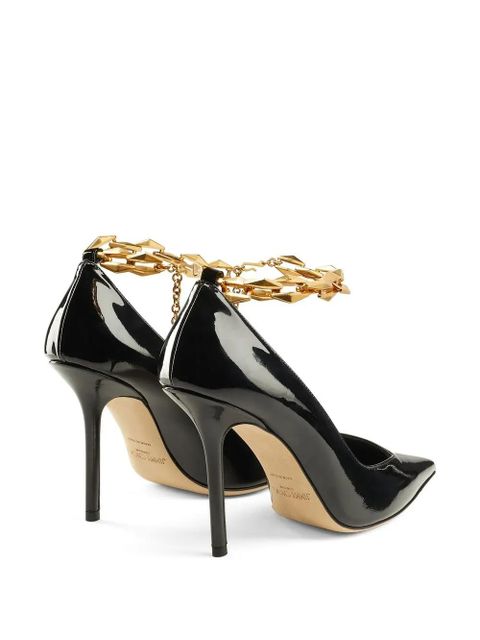 Jimmy Choo Diamond Talura 100mm pumps - Black