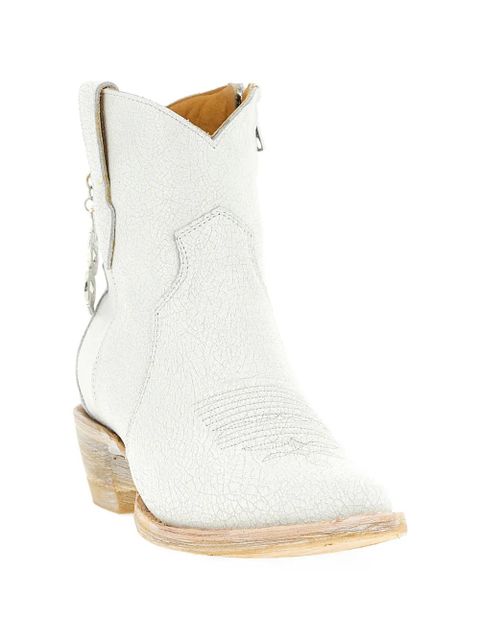 Comme Des Garçons X Mexicana embroidery charm-ankle boots - White - zdjęcie produktu nr 2