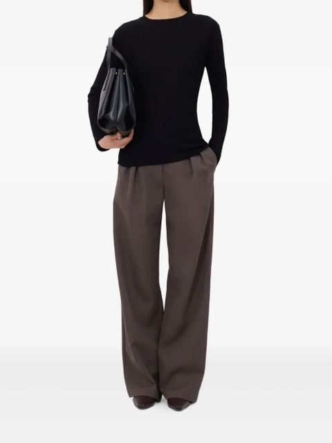 LouLou de Saison Ortigia round-neck jumper - Black - zdjęcie produktu nr 2