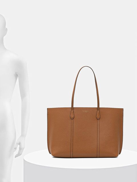 Tory Burch torebka skórzana Perry kolor brązowy 177235-200