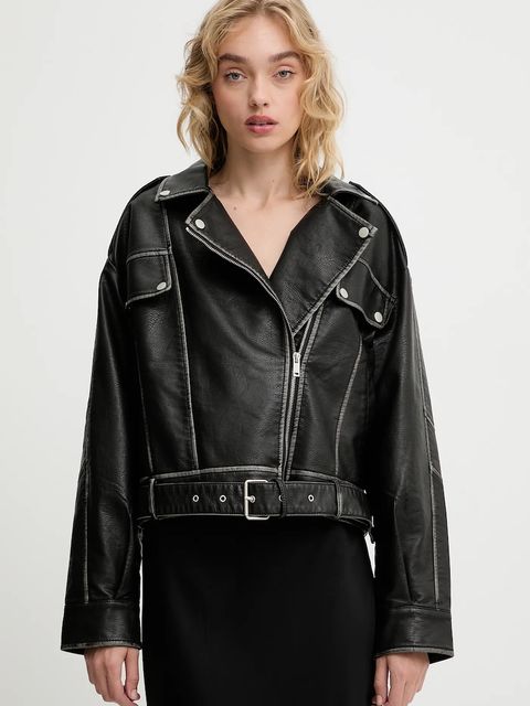 Answear.LAB ramoneska kolor czarny przejściowa