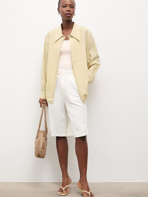 Answear.LAB szorty lniane - zdjęcie produktu nr 1