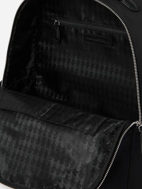 Karl Lagerfeld plecak IKON damski kolor czarny mały gładki A2W30183