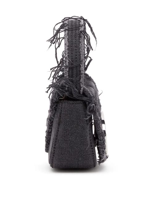 Diesel 1DR XS distressed cross body bag - Grey