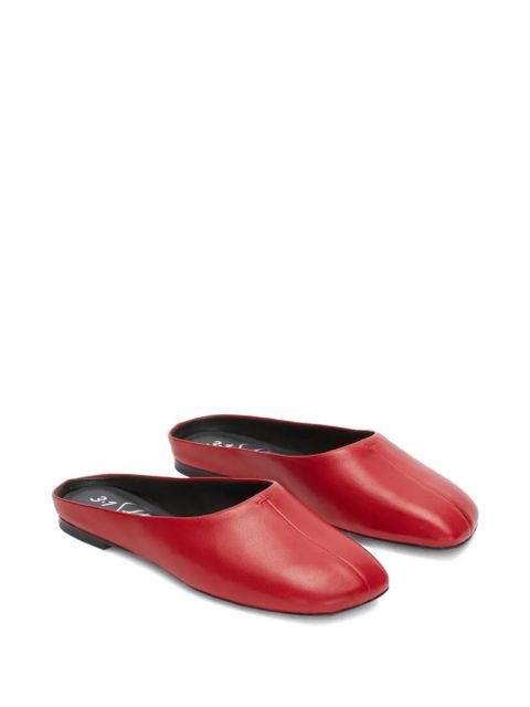 3.1 Phillip Lim ID flat mules - Red - zdjęcie produktu nr 2