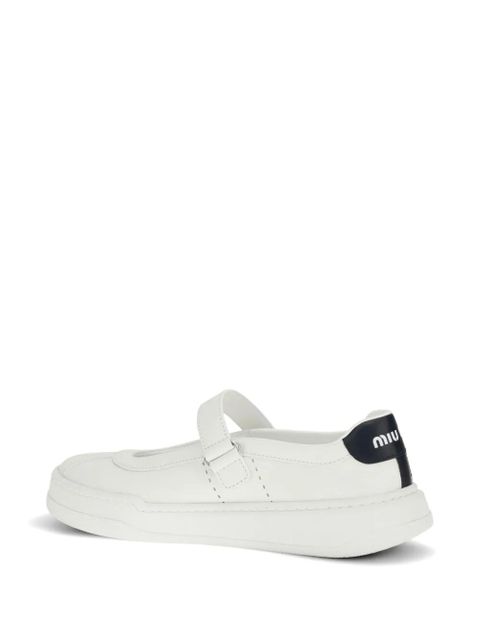 Miu Miu mary jane ballet flats - White