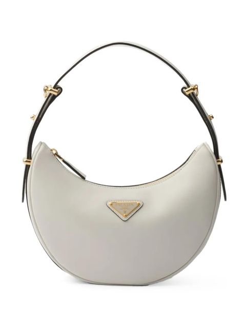 Prada small Arqué leather shoulder bag - White - zdjęcie produktu nr 1
