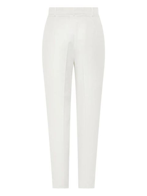 Max Mara pleated tapered trousers - White - zdjęcie produktu nr 2