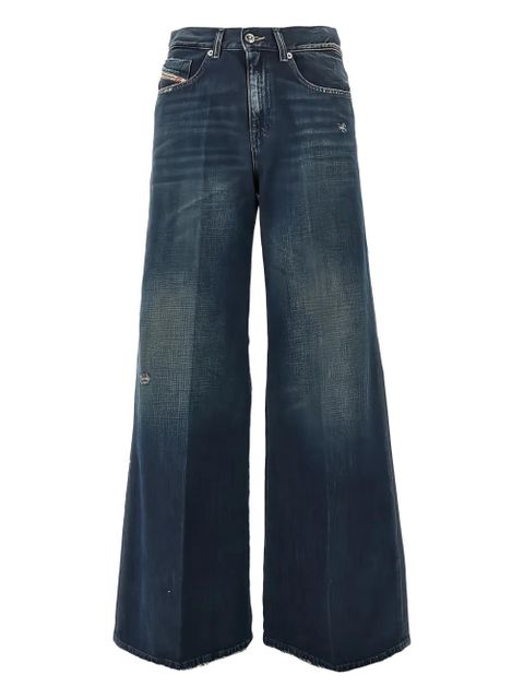 Diesel logo-patch jeans - Blue - zdjęcie produktu nr 1