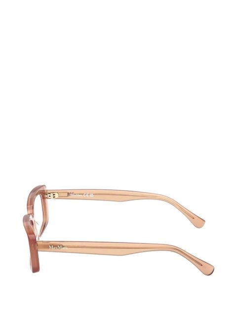 Max Mara Eyewear rectangle-frame glasses - Neutrals