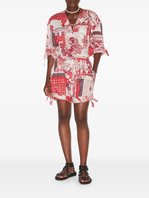 MARANT ÉTOILE Niely playsuit - Red - zdjęcie produktu nr 2