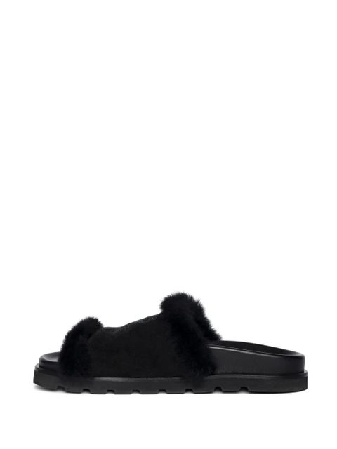 Zadig&Voltaire Teddy Bare sandals - Black