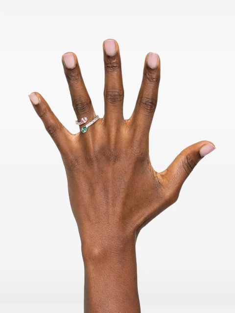 Swarovski x Ariana Grande capsule teardrop band ring - Silver - zdjęcie produktu nr 2