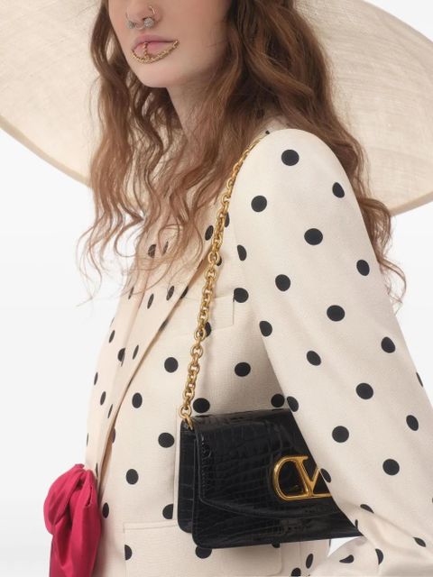 Valentino Garavani Plusdepois-print blazer - Neutrals