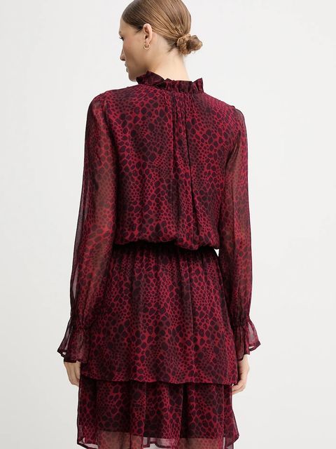 Marc Aurel sukienka kolor czerwony mini rozkloszowana 6572-1010-93471 - zdjęcie produktu nr 2